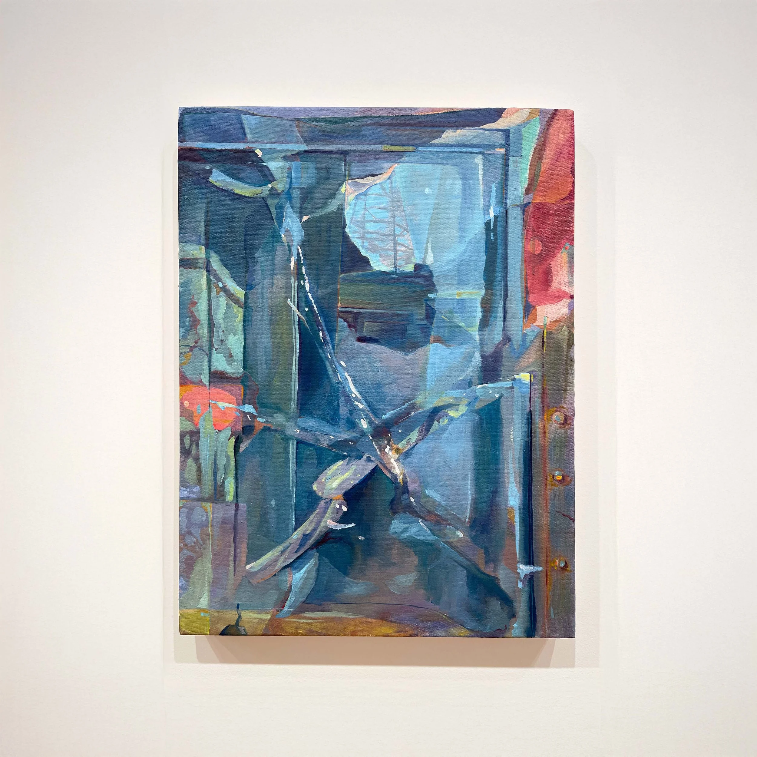 Bo Krasnai,
Repaired Crack, 2026,
Oil on canvas, 24” x 18”,
SOLD