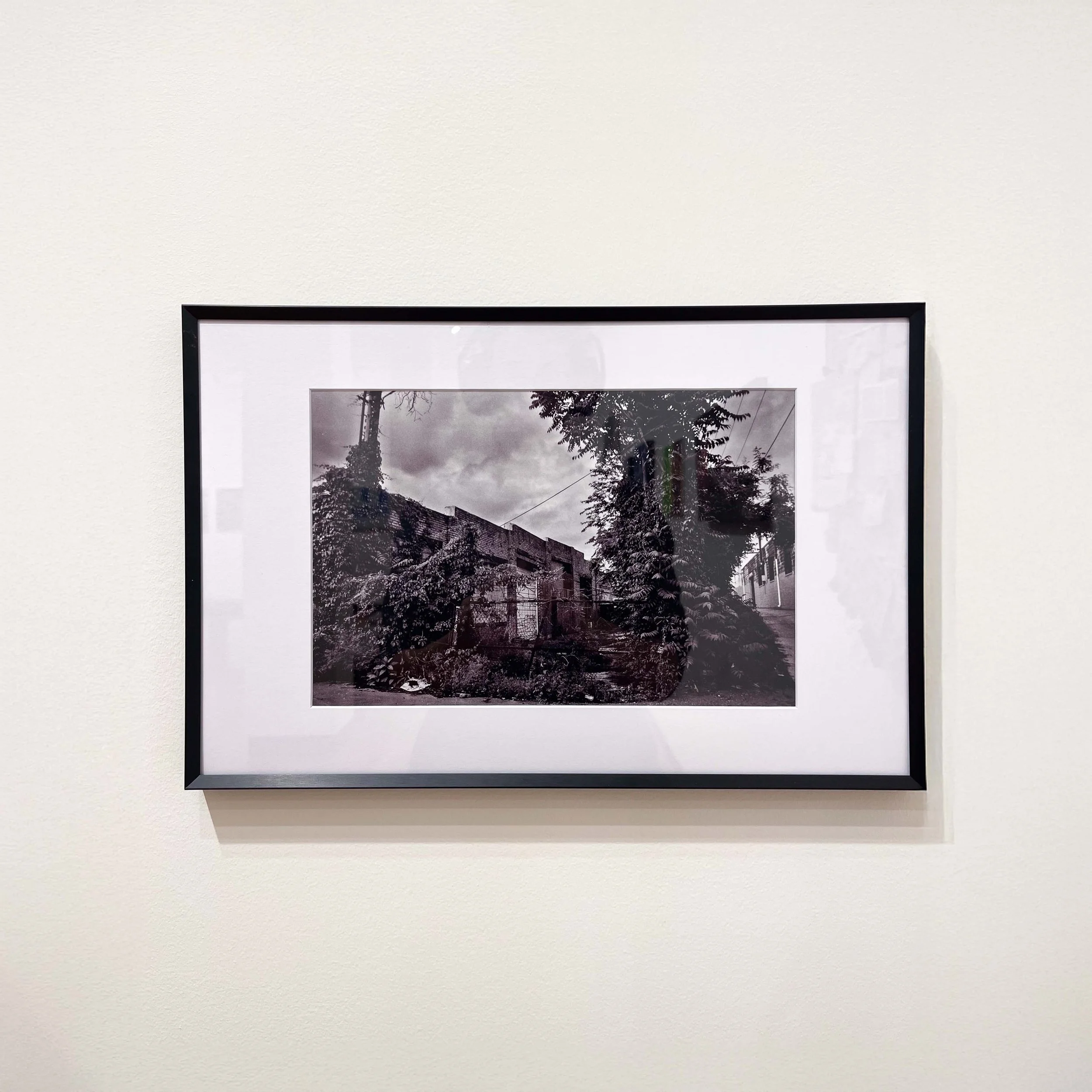Amanda Wall,
East Baltimore, 2024,
35mm negative photograph, 8” x 12”,
$300, Frame included