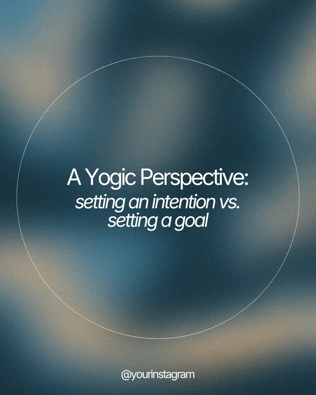 Setting an Intention vs Setting a Goal
