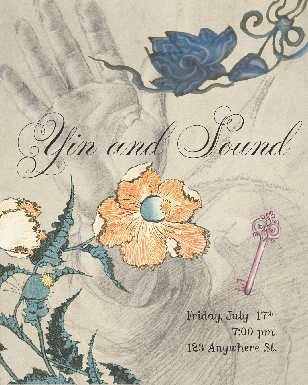 Vintage Botanica Event Flyers Pack