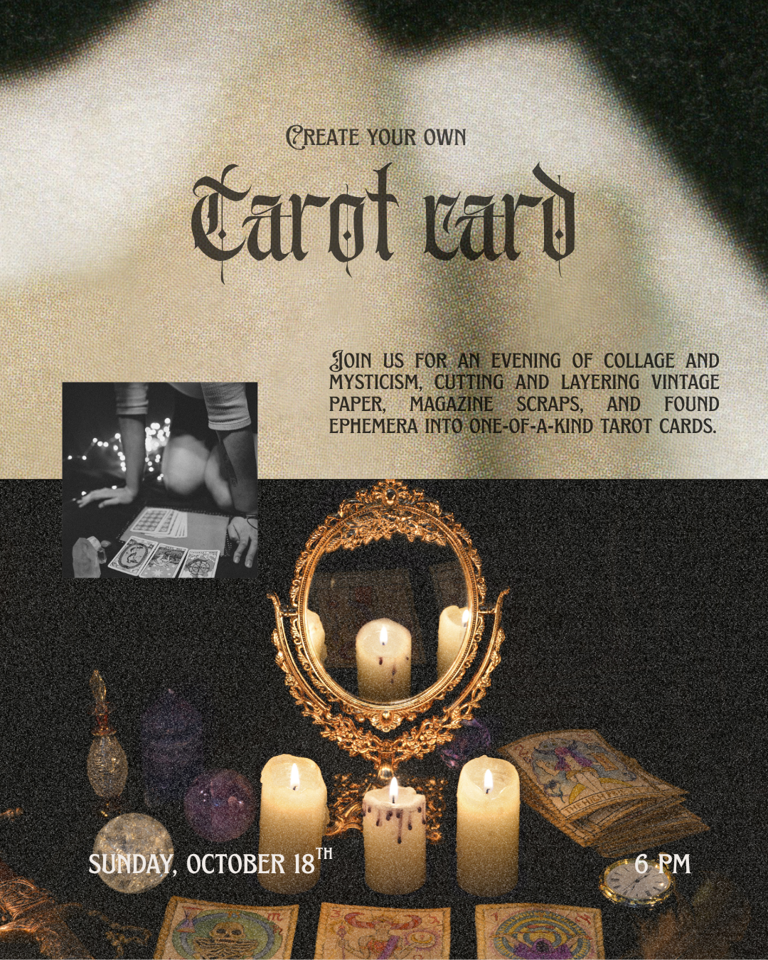 Tarot Card Event Graphic