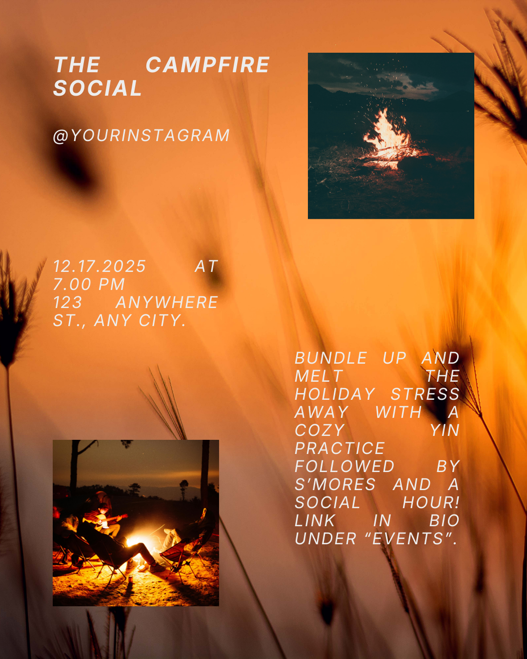 Fireside Flow Event