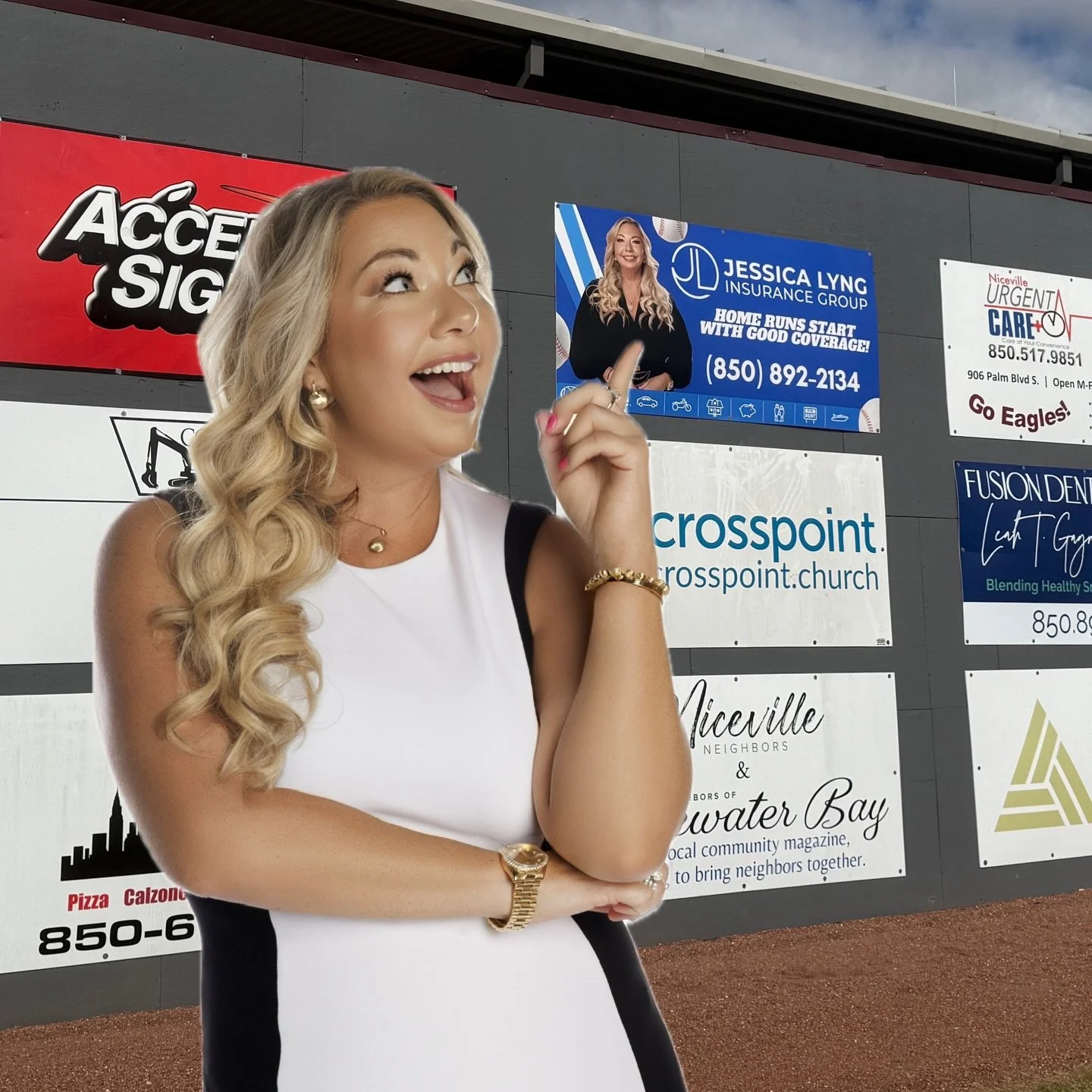 The Niceville High School baseball field has a new fan ⚾️💎
Proud to support our local diamond and the community that fills the stands.