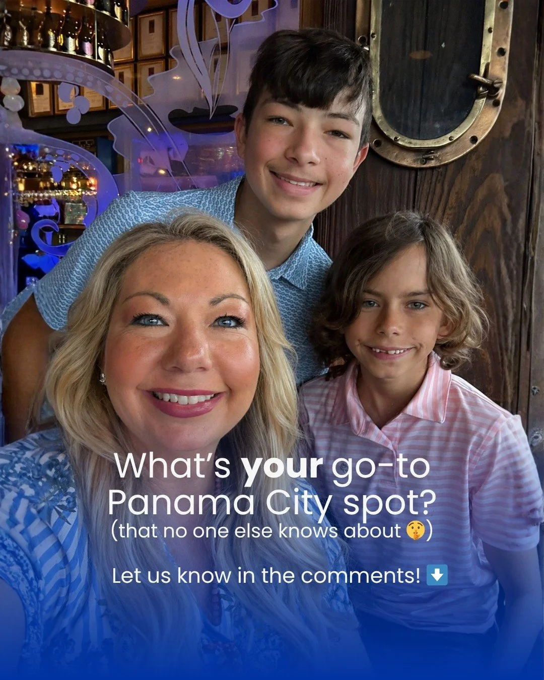 Calling all PCB locals! 📢 Share with us YOUR favorite spots to chill out at in Panama City! 

Is it sipping a margarita at Diego's? Cruising the streets of downtown? Whatever it is, we wanna know!

Share your PCB hidden gems in the comments below! ?