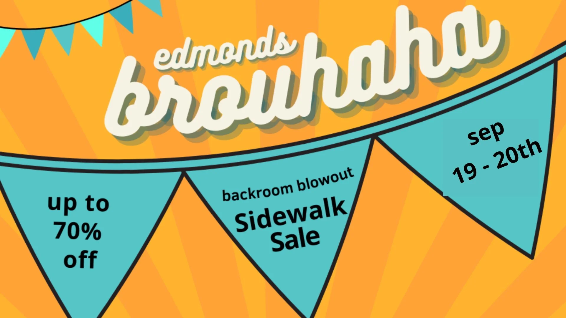 Edmonds Brouhaha Sidewalk Sale