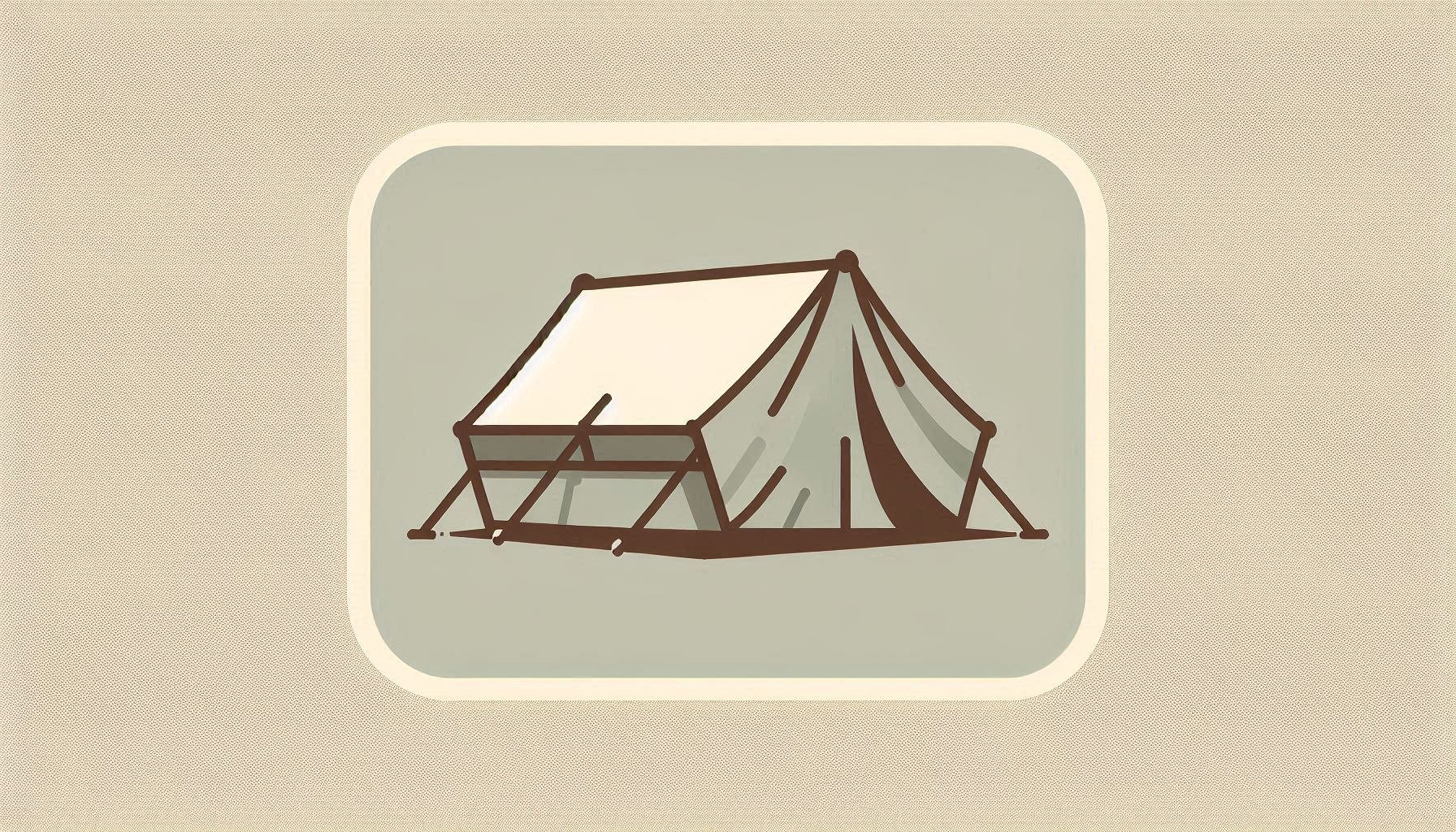 a compact  tarp