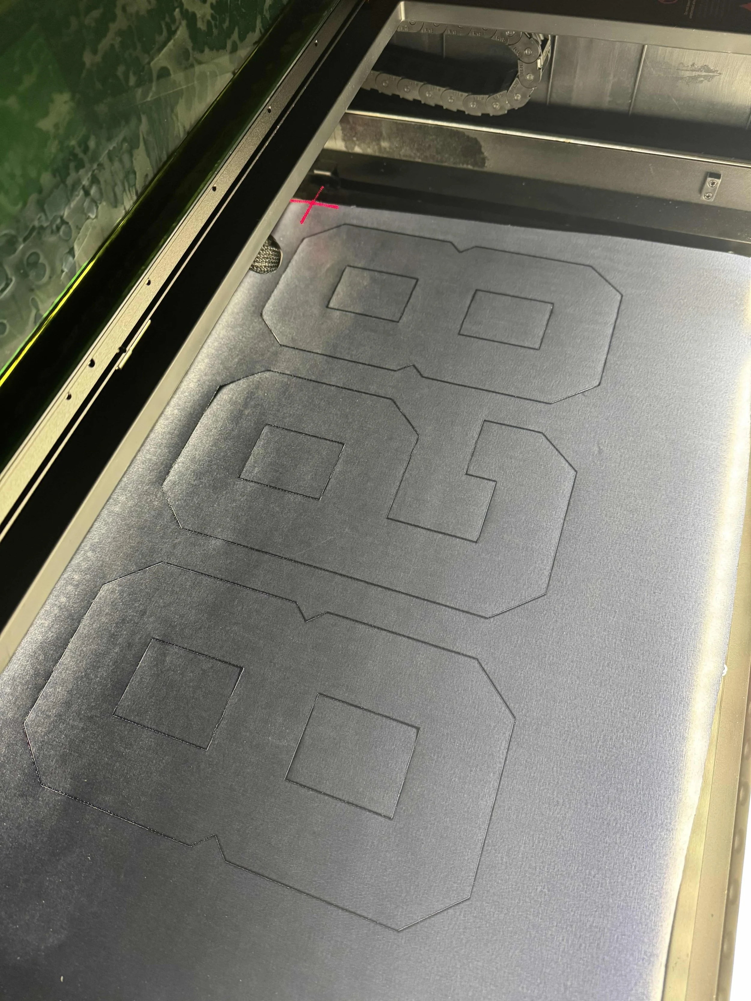 Laser-Cut Loose Twill Numbers