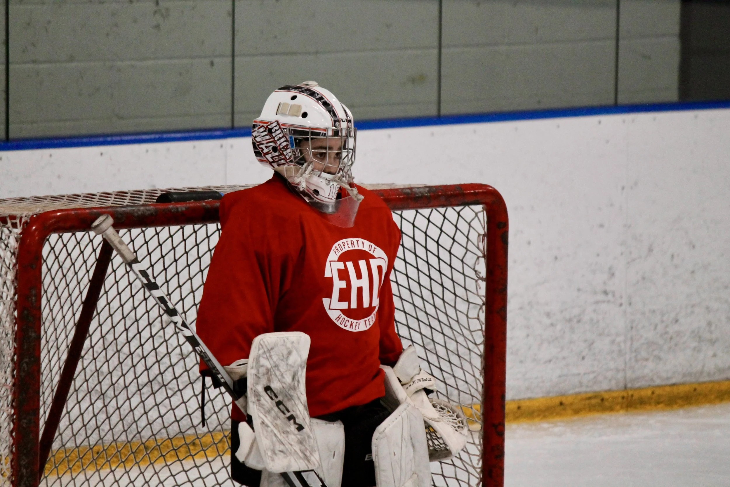 Custom Screen-Printed Jersey in Action for Etobicoke Hockey Development Winter League