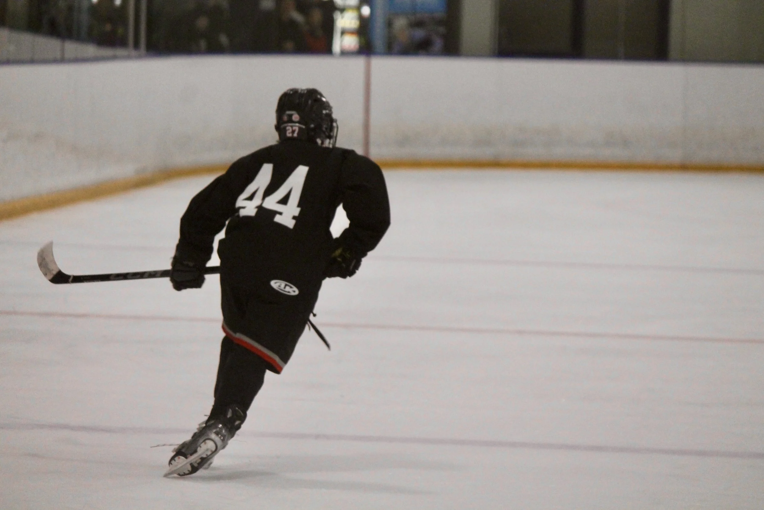 Custom Screen-Printed Jersey in Action for Etobicoke Hockey Development Winter League