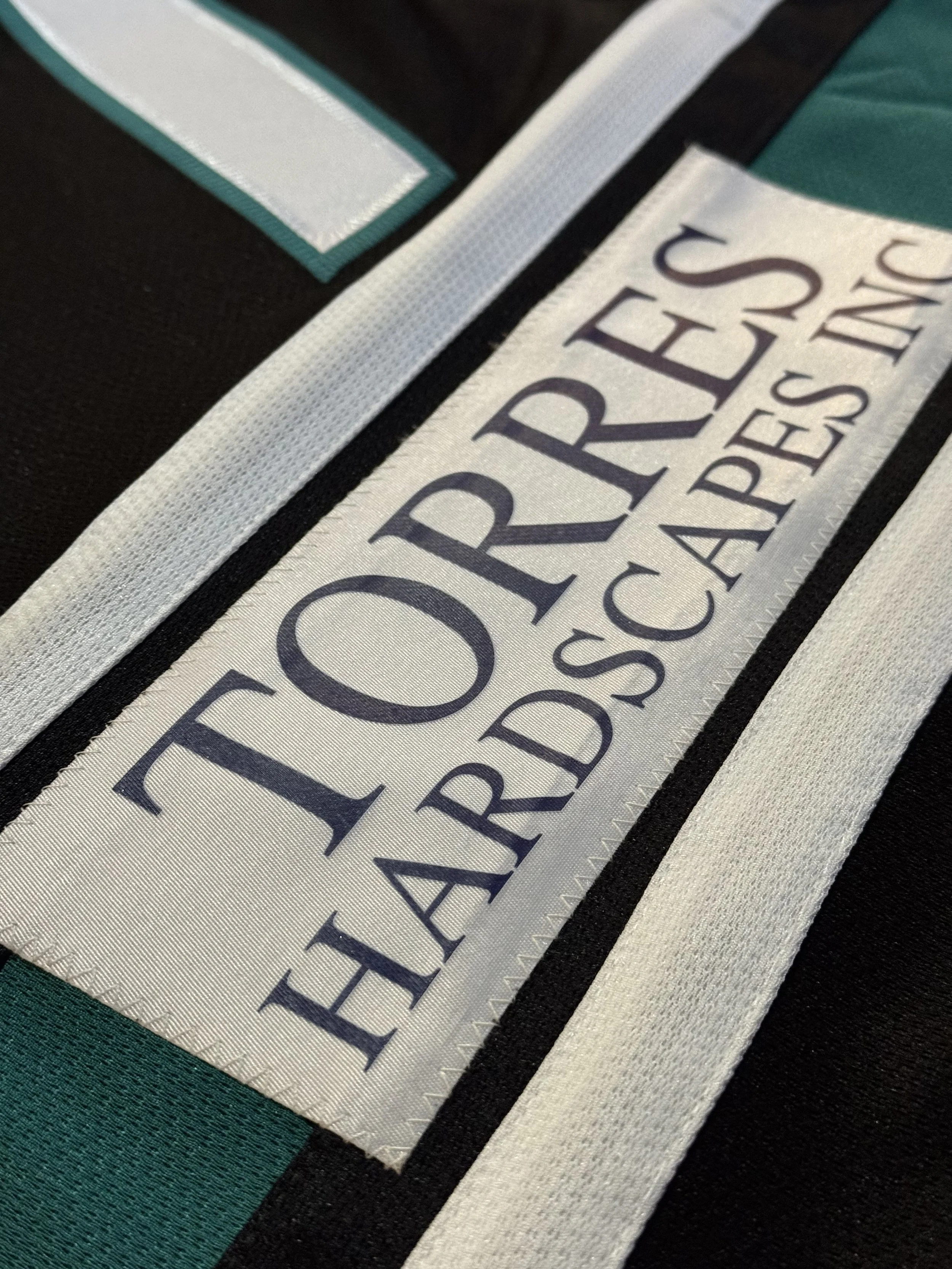 DTF/Stitched Twill Jersey Sponsorship Logo