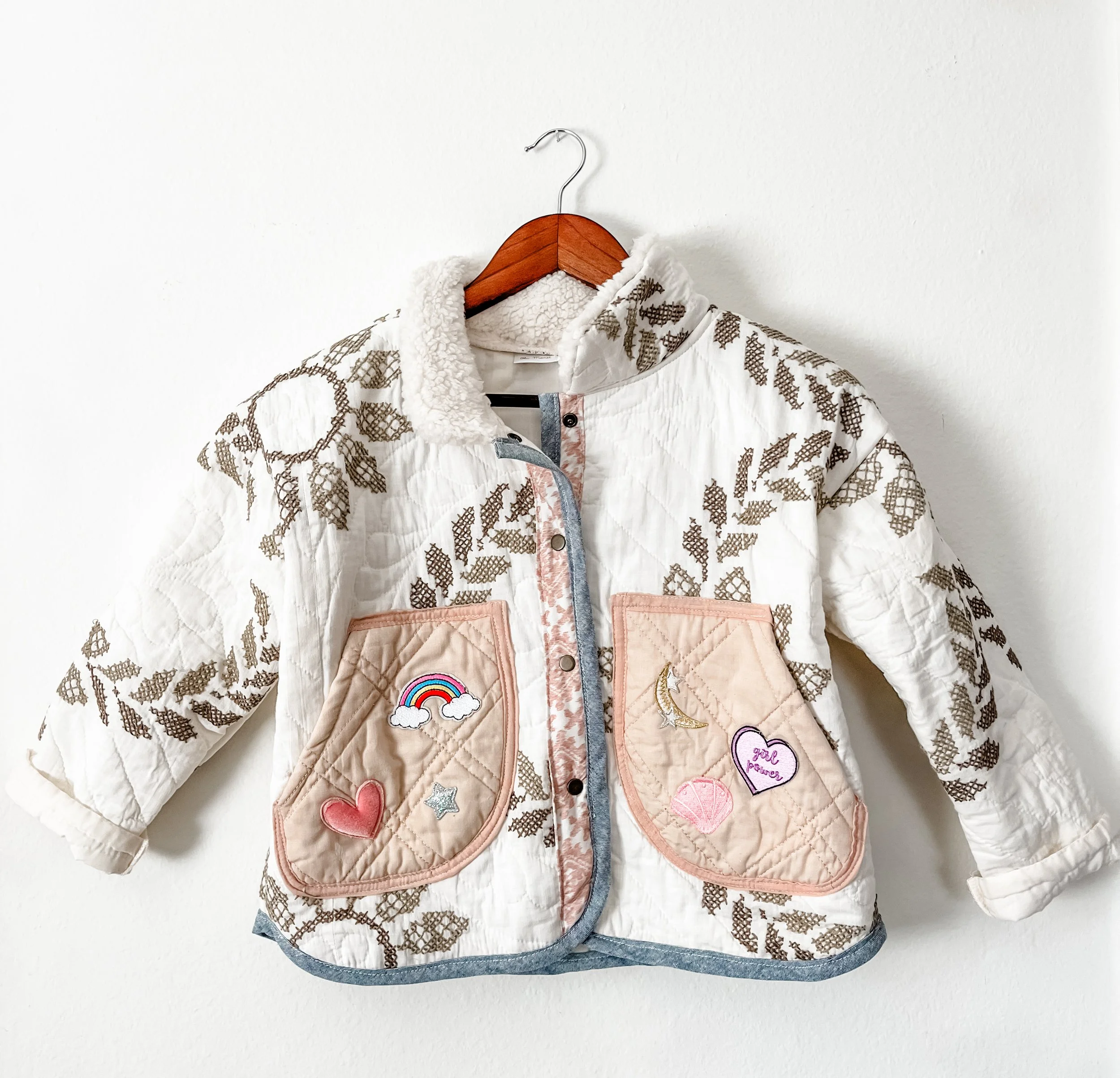 OOAK KIDS 6Y, Bomber Jacket - girl power
