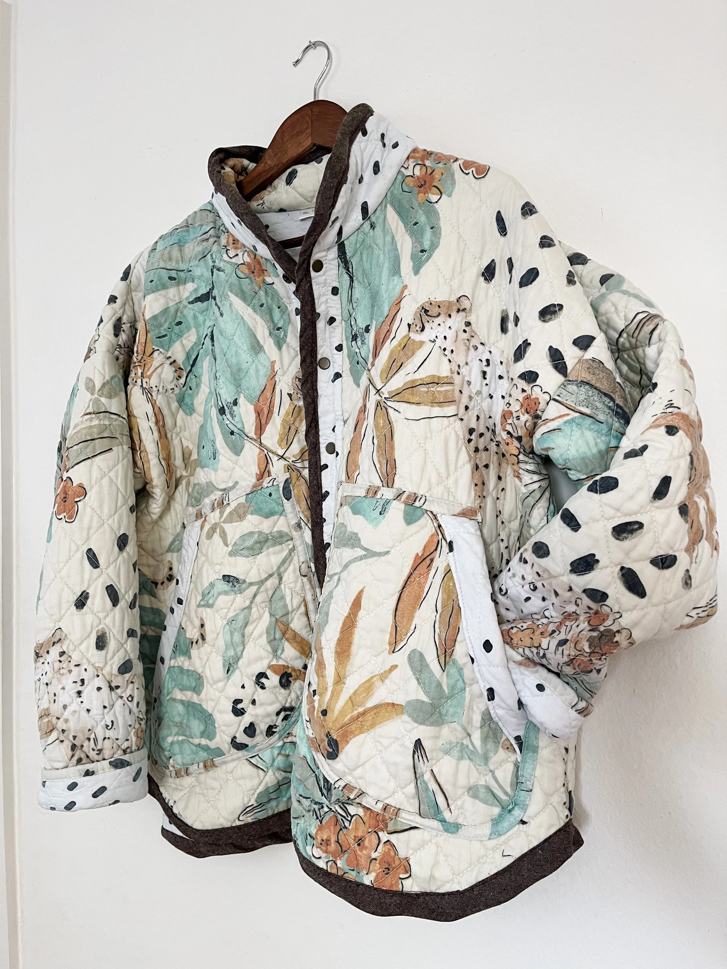 OOAK Adult Medium Bomber Jacket -  Cheeta