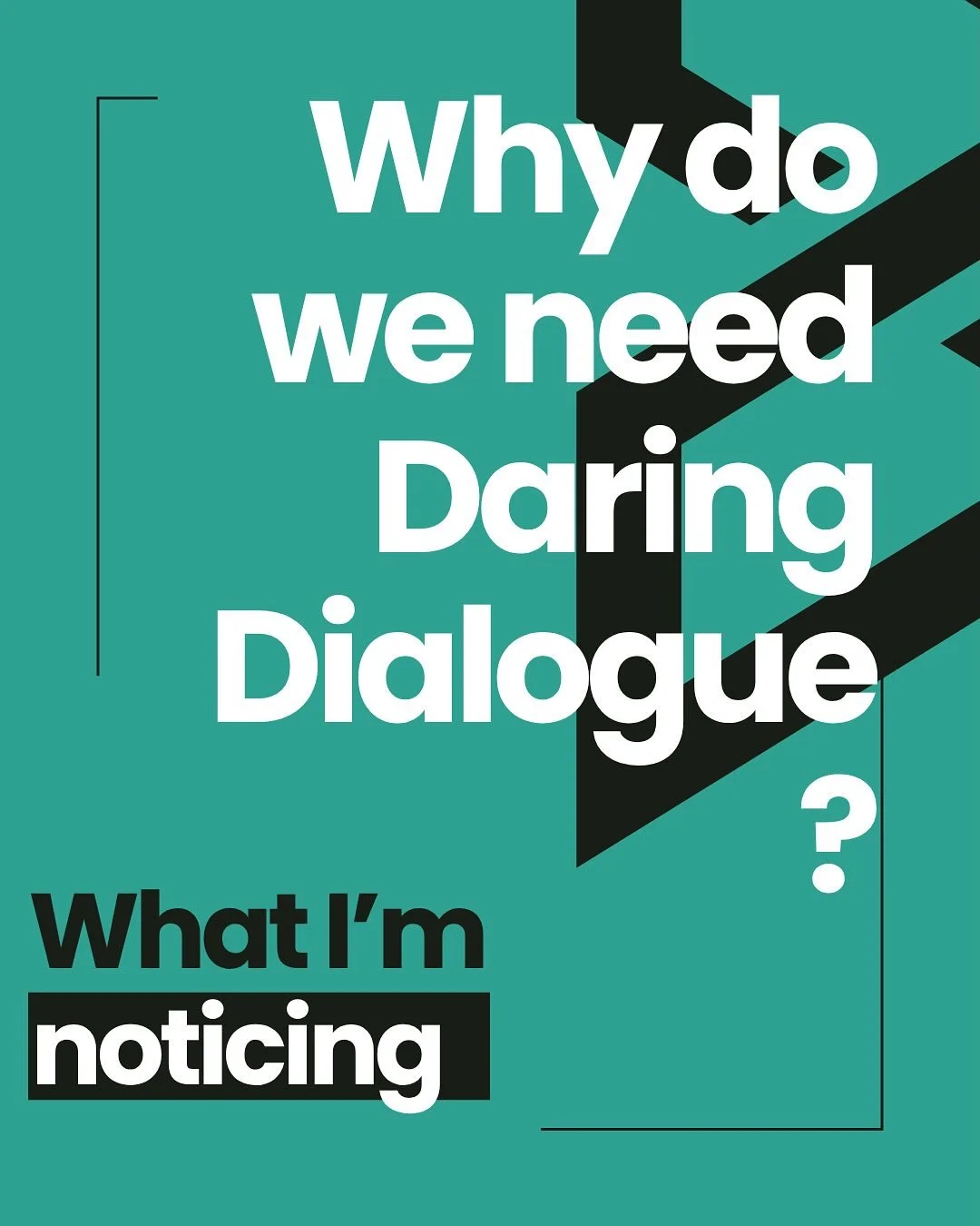 What I&rsquo;m noticing 👀 &hellip; we&rsquo;re in a world that&rsquo;s louder, faster, and more divided than ever.
We&rsquo;ve gotten really good at talking at each other. Not so good at talking with each other.
And here&rsquo;s the thing: the conve