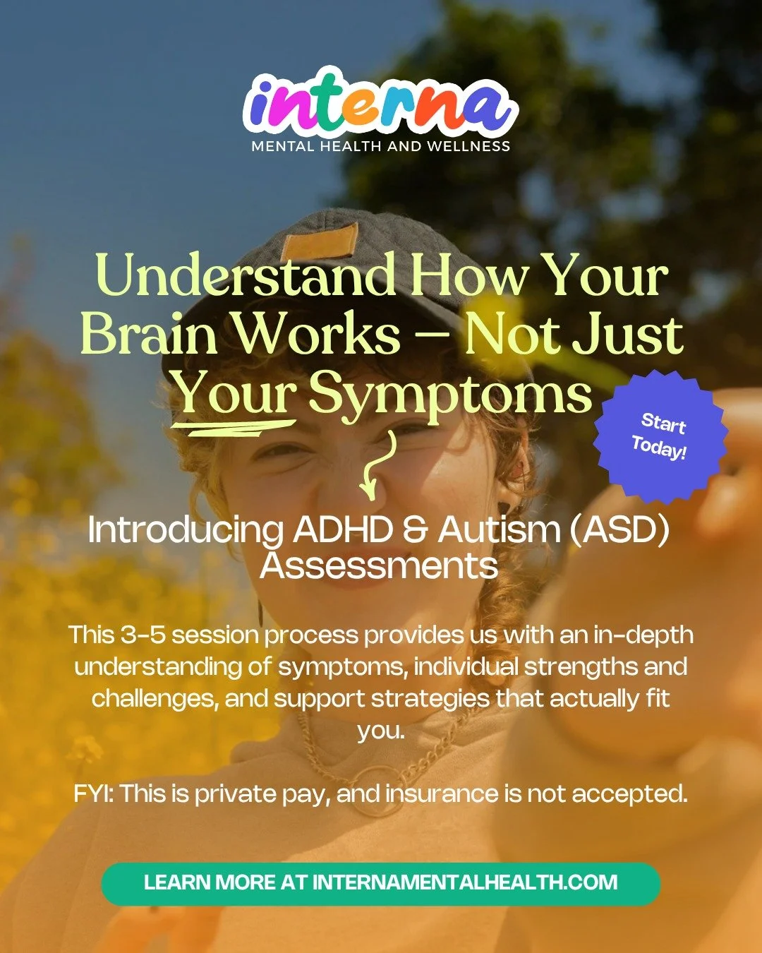 Do you ever wonder if your brain&rsquo;s just vibing on a different frequency? We&rsquo;ve got you. Our team is now offering Autism and ADHD assessments for adults with therapists who get neurodivergent brains! They can help you explore executive fun