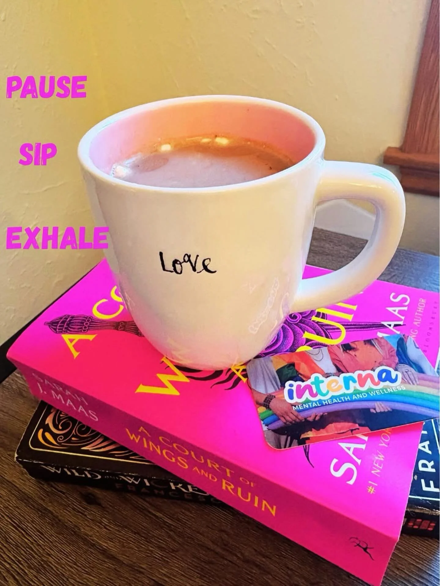 If you are off today, I hope you get  a moment to get gloriously lost in your coffee and a good book. If you are out here running around adulting, I hope you steal a tiny moment with a warm cup. Holidays can be chaotic....take a tiny pause just for y