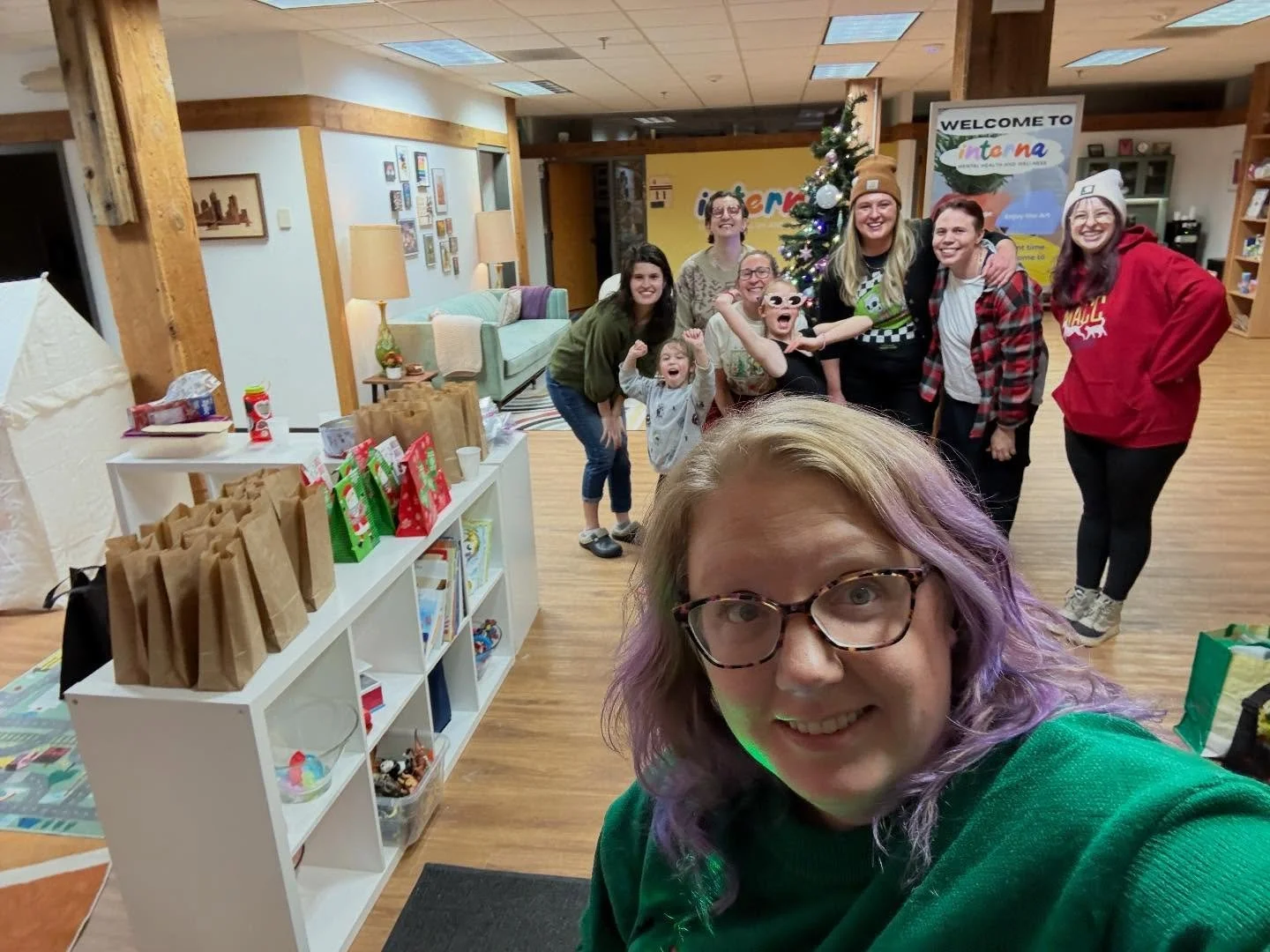 Our cookie exchange was so much fun to end the year! Lots of talented bakers here. 

We made a lot of plans for 2026 so stay tuned for more into on our flotilla, pool and hot tub tarot reading 😜

#cookieexchange  #therapistgoals #internacollective