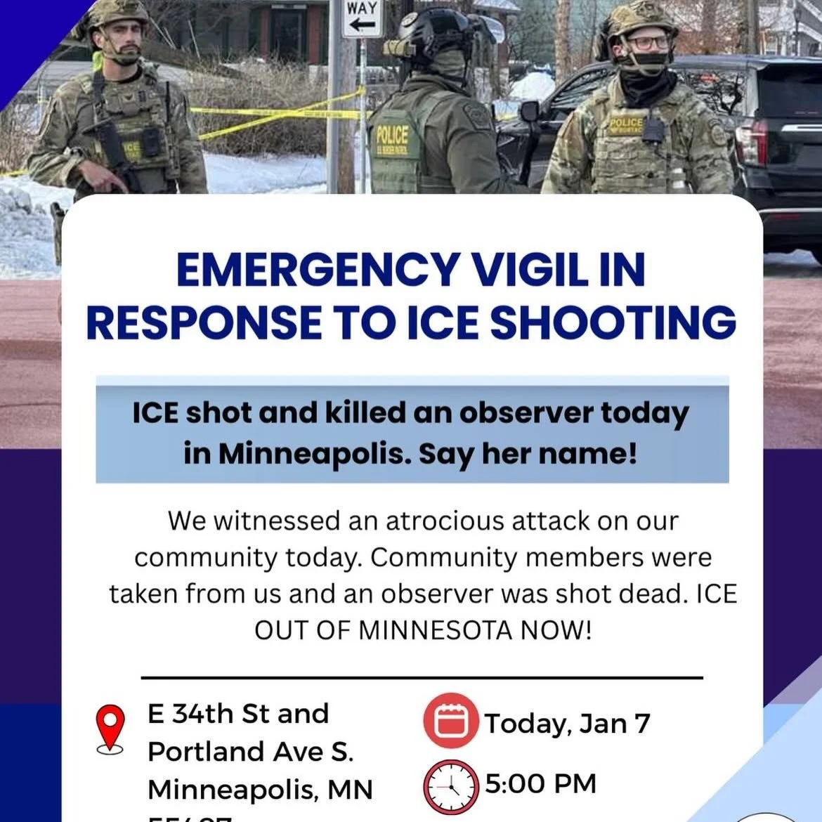 They are killing us and kidnapping us.

It&rsquo;s time to move, Minneapolis.

Stand up for your neighbors. You know it&rsquo;s just a matter of time until we are next. 

Peaceful, sure. But it&rsquo;s time Minneapolis does what it does best.