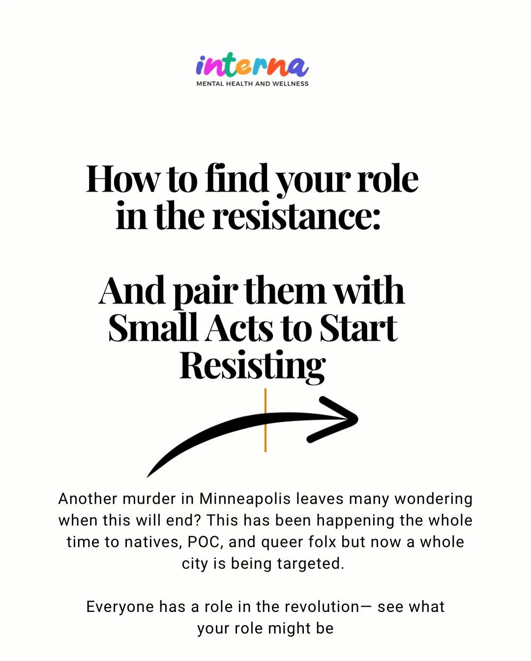 Find your role and start today. The goal is to sustain and maintain support of the cause. 

We do it for those we lost and we do it to save those still here.