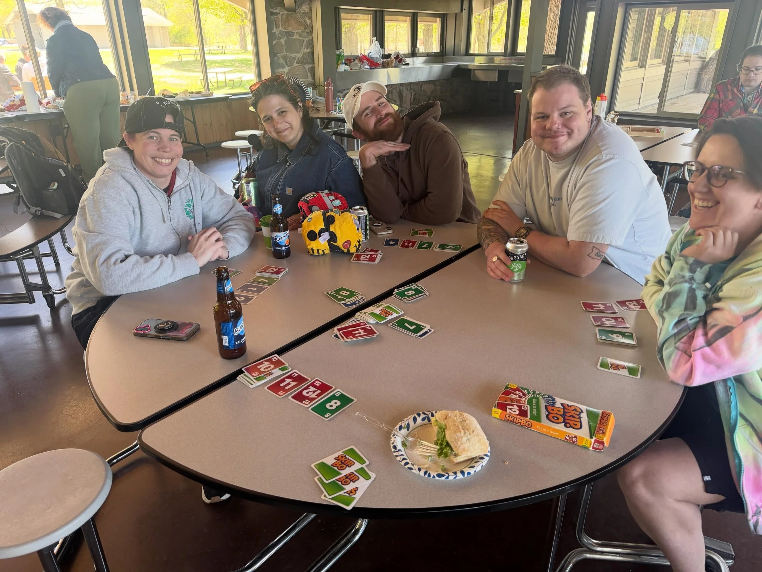 We had a beautiful team picnic today at Cleary Lake.  The weather was in our favor and our resourceful therapists made the perfect vibe with a fire. Card games were won and lost and many trails were hiked. 

Being part of a community is why Interna w