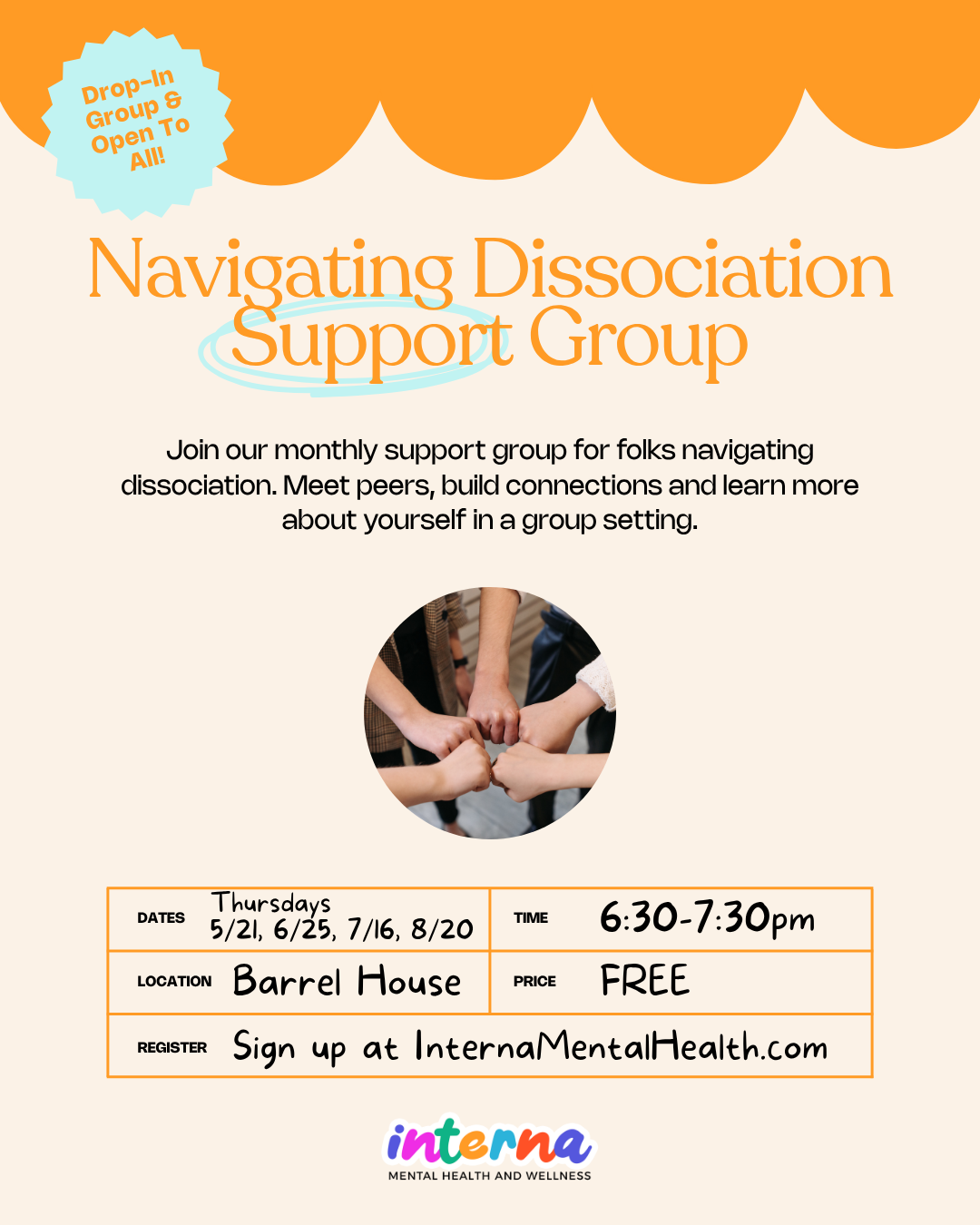 Navigating Dissociation Support Group