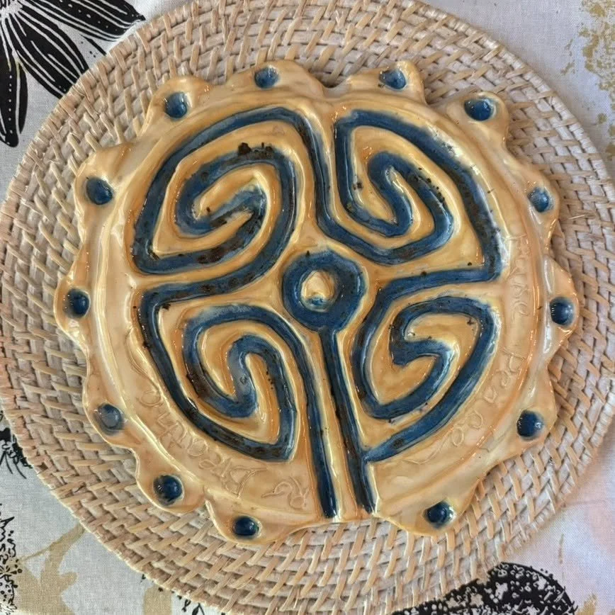 Are you looking for space to slow your brain down for a couple of hours? 

Come spend two Saturday afternoons creating something you can actually take home and use. In this two-part group, you'll make your own ceramic finger labyrinth while giving yo