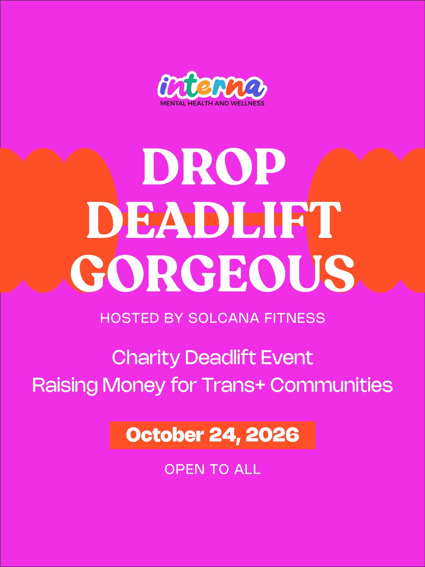 Community care is one of our favorite ways to show up! We&rsquo;re so excited to be one of the sponsors for Drop Dead(lift) Gorgeous, hosted by @solcanafitness, on Saturday, October 24th at @thehookmlps. 💪✨ 

Come say hi to the Interna team at our t