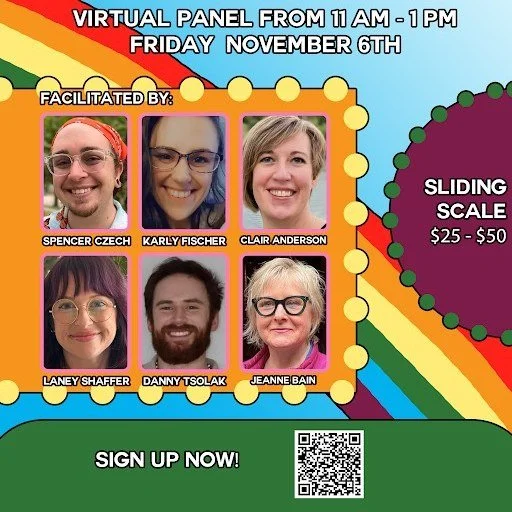 Interested in bringing more somatic interventions into your practice? Join a few of our somatic therapists for a two-hour Experiential Somatics Panel where you will explore trauma-informed somatic interventions, practice a somatic awareness exercise,