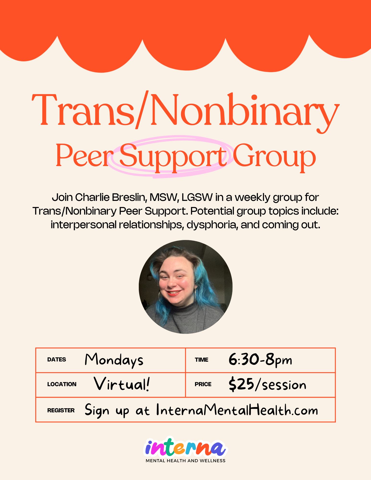 Trans/Nonbinary Peer Support Group