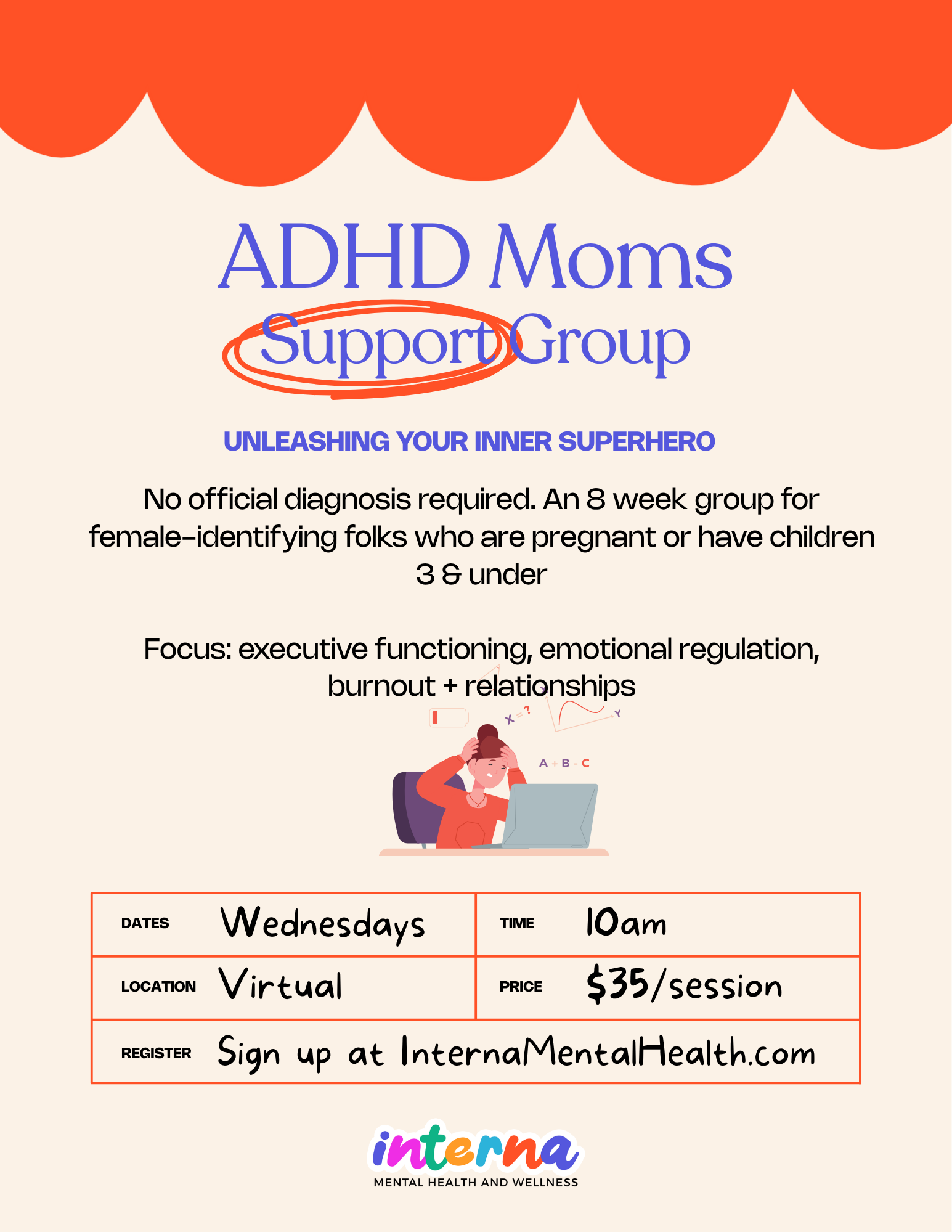 ADHD Mom's Support Group: Unleashing your inner superhero