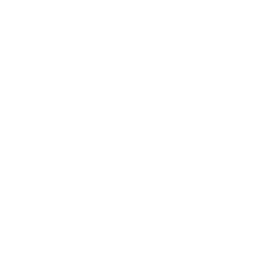 A white heart shape on a black background.