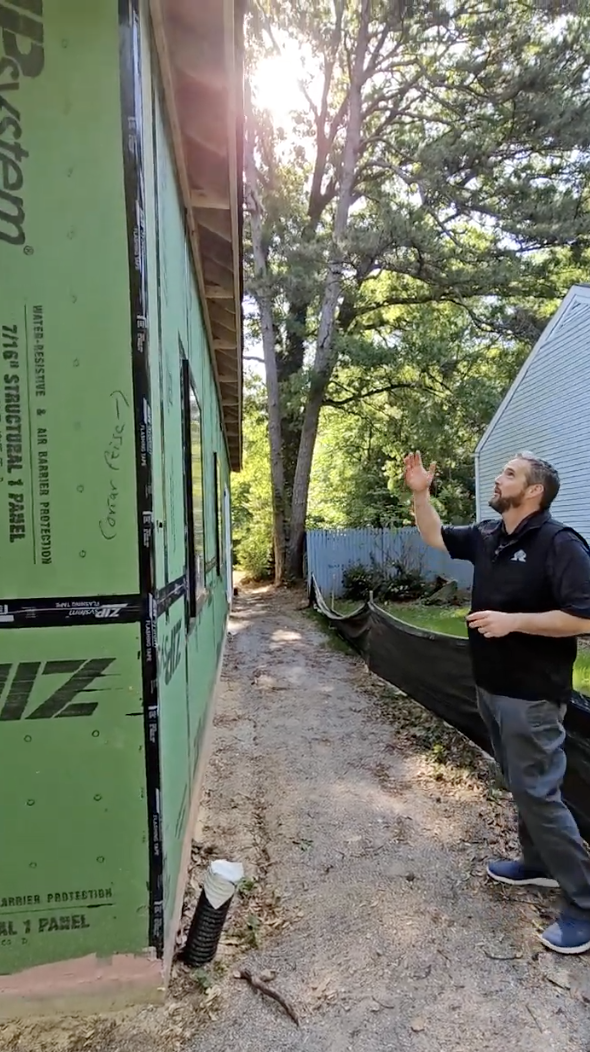How to handle water during a home build