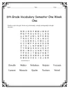 6th Grade Vocabulary — Learning for Everyone