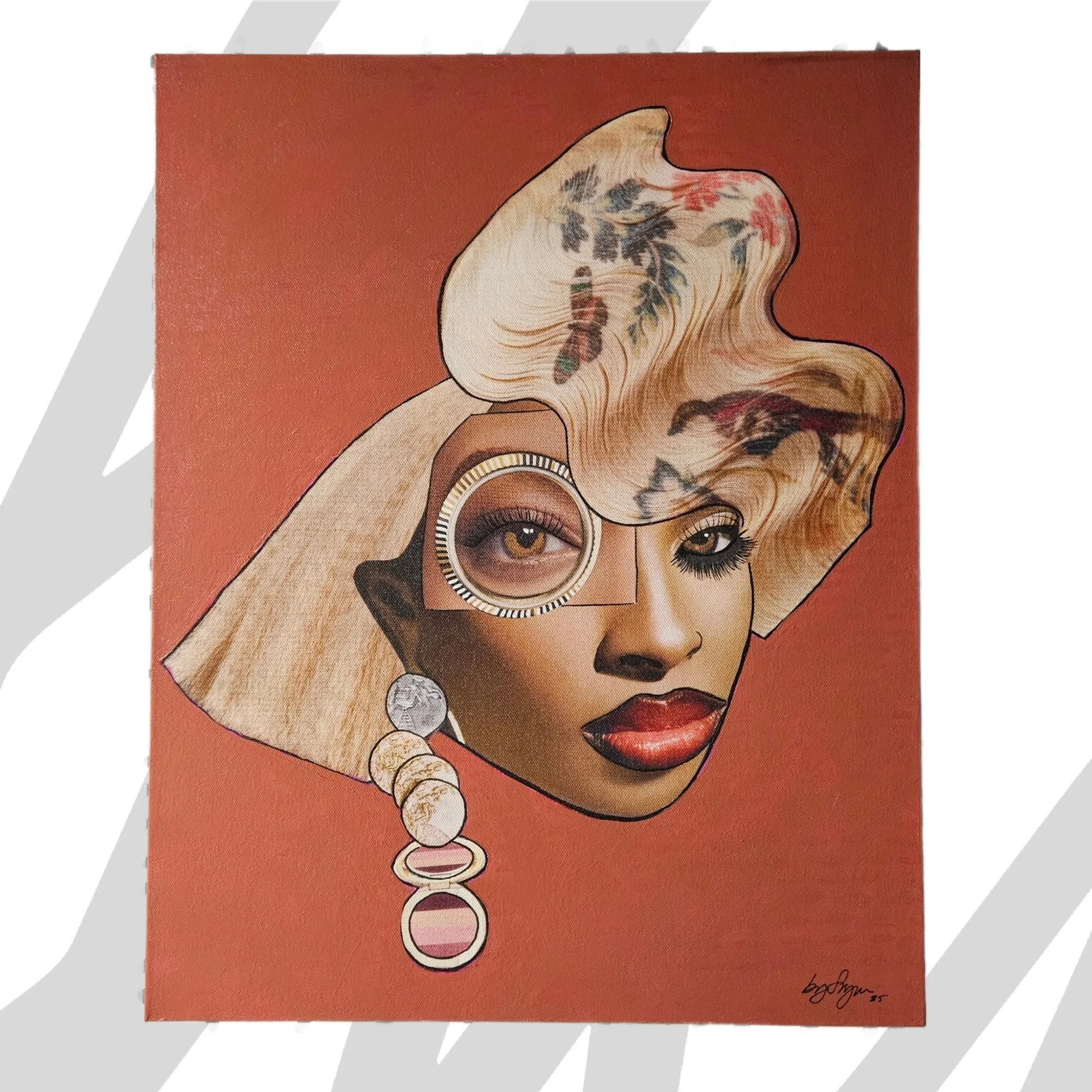 Real Love | Embellished Canvas Print