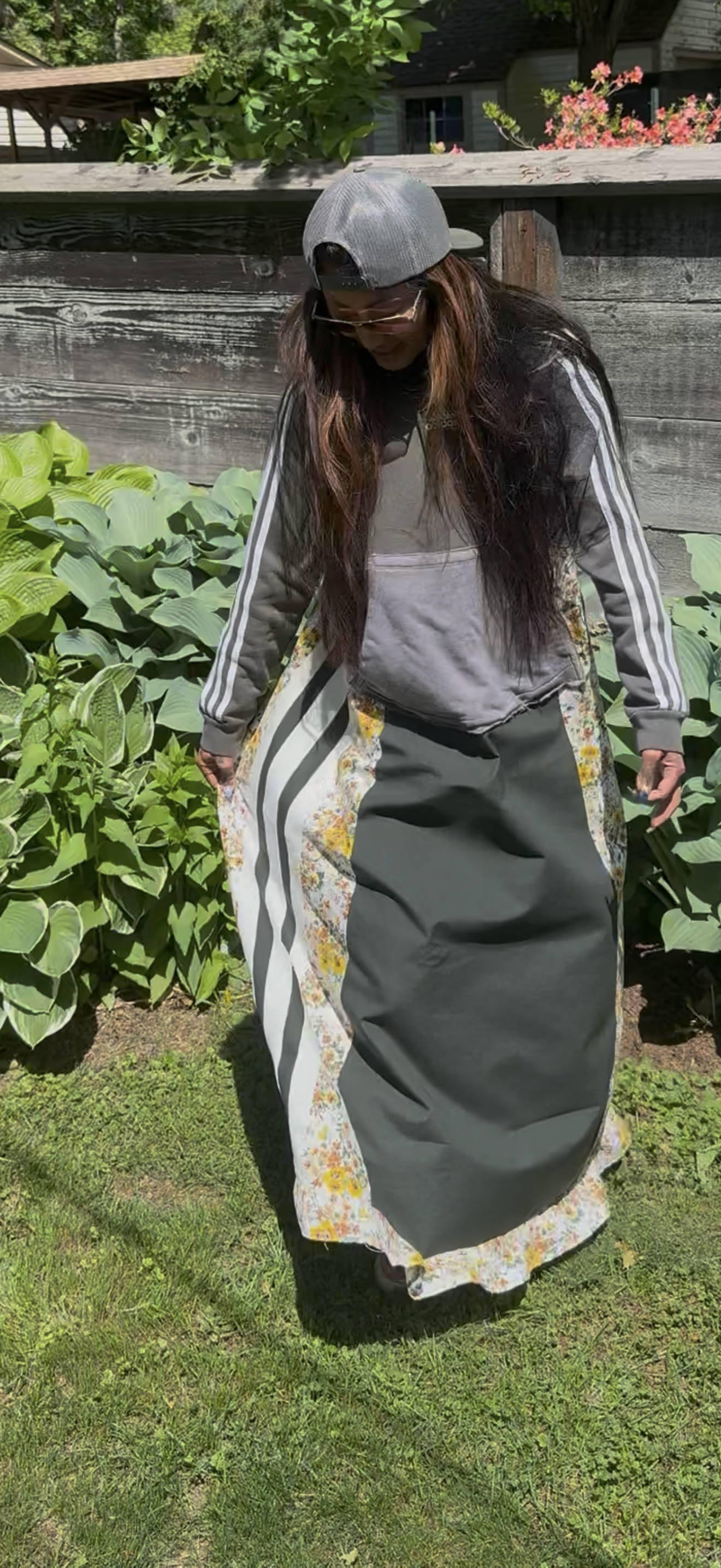 Unconventional Harmony Adidas Sweatshirt Dress- Size Sm/Md