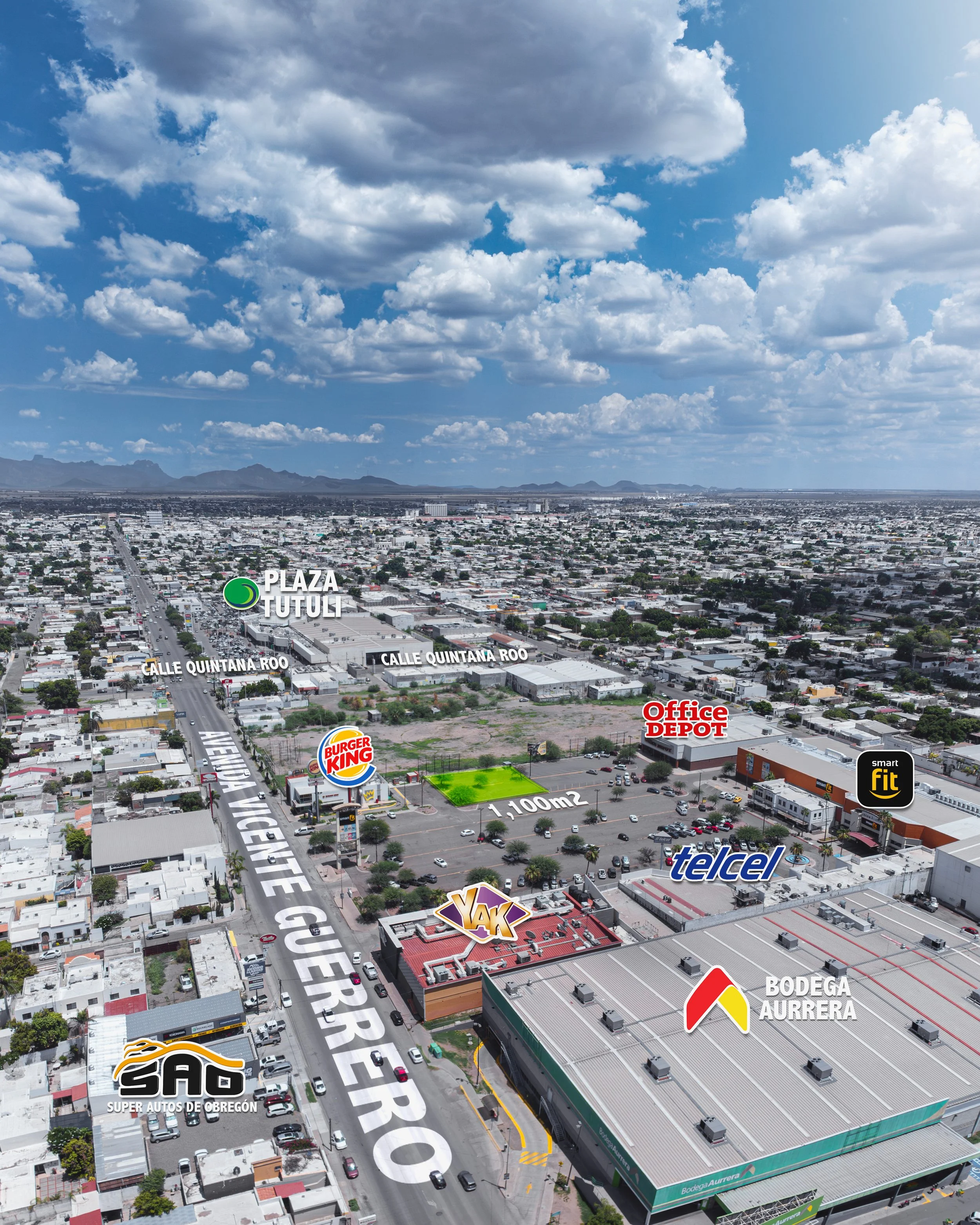 Terreno en Venta - Calle Guerrero, Plaza Goya - Ciudad Obregón