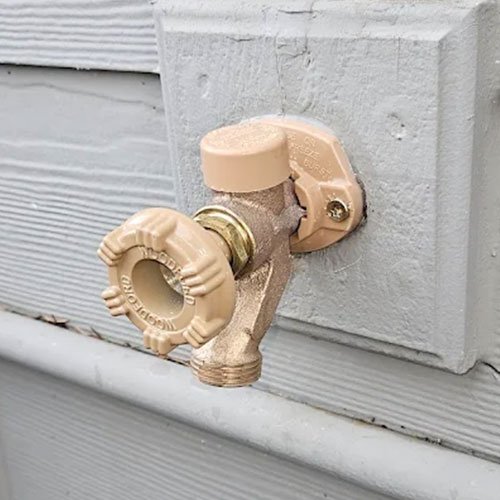 A new hose bib.
