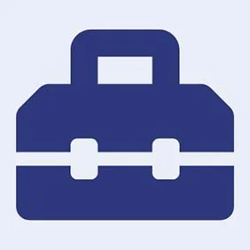 An icon representing a toolbox.