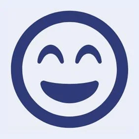 A smiley face icon