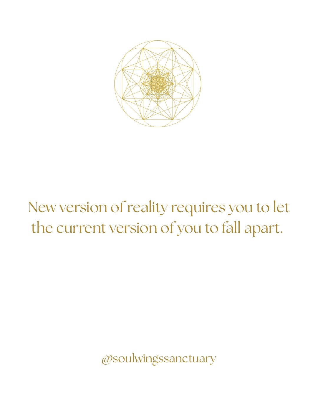 New version of reality requires you to let the current version of you to fall apart. 

Just like the phoenix is reborn from ashes.

If you allow an expansion to crack you open, hold (and often cry) through it with bravery, holding yourself no matter 