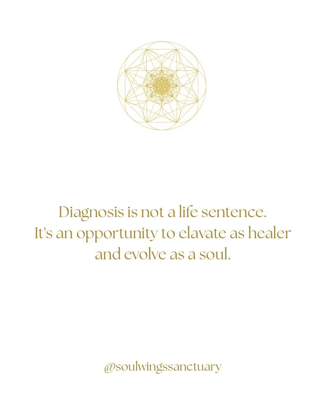 Diagnosis is not a life sentence.
It's an opportunity to elavate as healer and evolve as a soul.

Just as abundance, health is our birth right.

We are not born with clean slate, we are born with carmic programming. 
Sometimes so heavy, that it takes