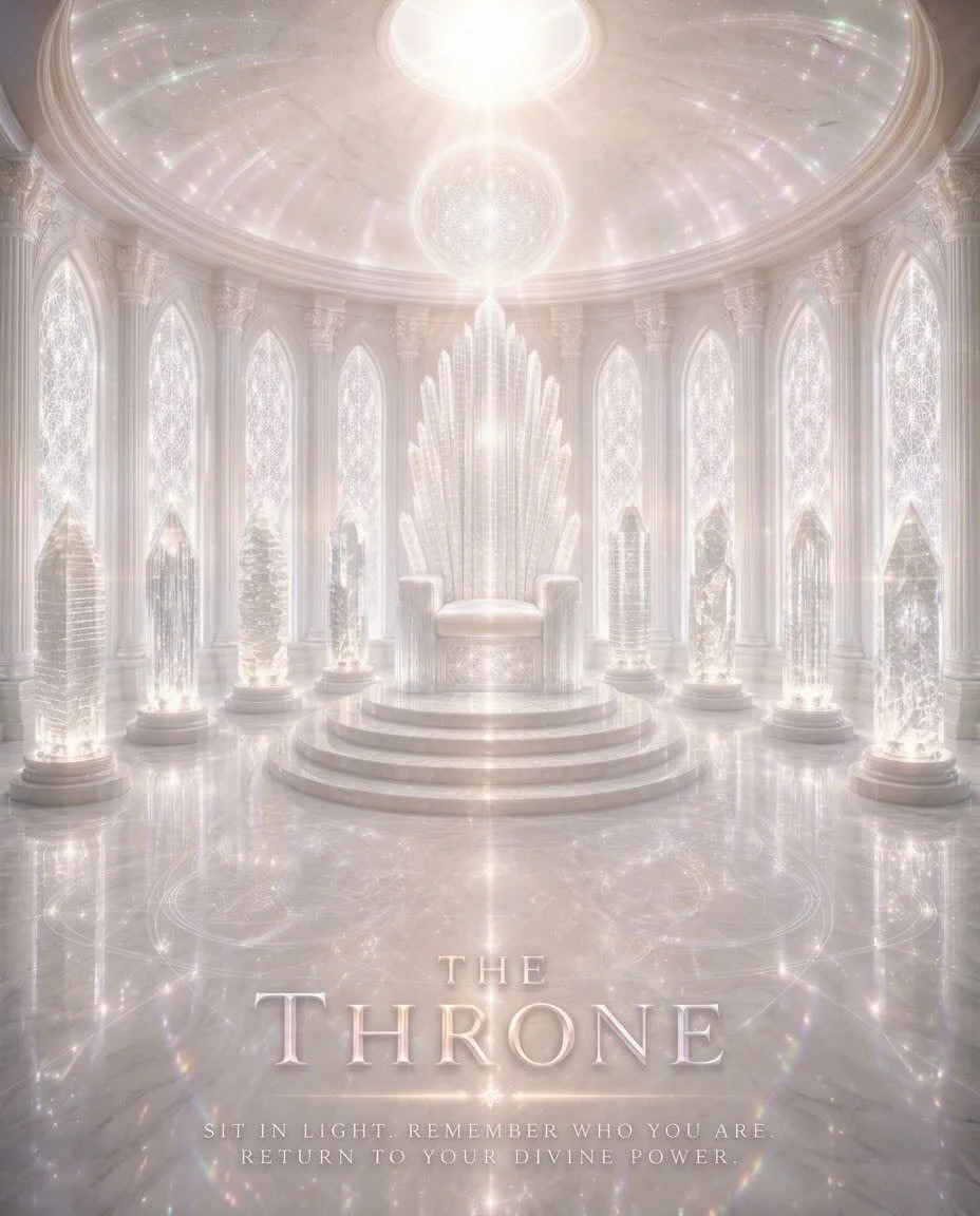 for lemurian light worker ready to descend into their emperor / emperess era and claim their throne

Your throne holds the keys to your 

passion
purpose 
leadership 

To your legacy led by your soul frequency.

Your soul mission is to anchor diamond