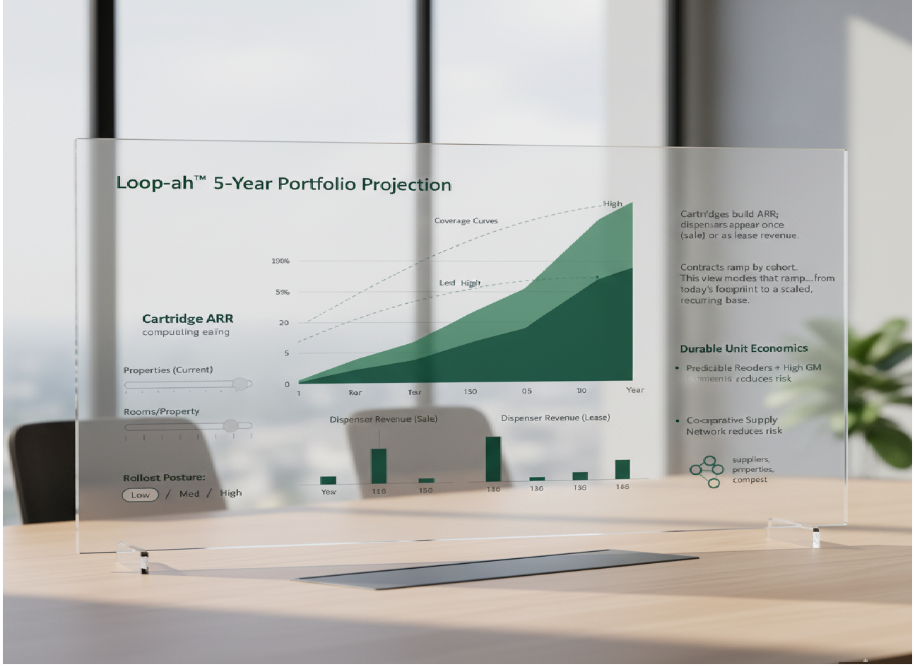 Loop-ah 5-Year Portfolio Projection diagram