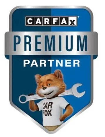 Carfax Premium Partner badge with a cartoon fox holding a wrench.