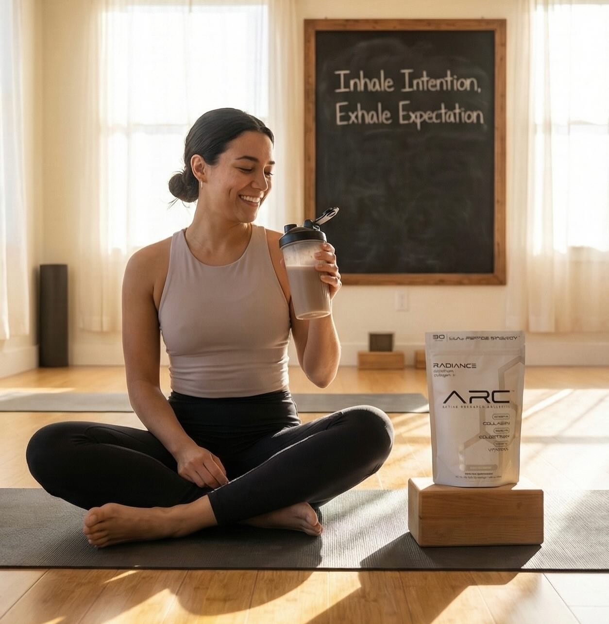Nourish your flow from the inside out. After a session of mindful movement, replenish your body with the essential nutrients it needs to recover and thrive. ARC Colostrum+Collagen supporting your wellness journey, one breath and one scoop at a time!!