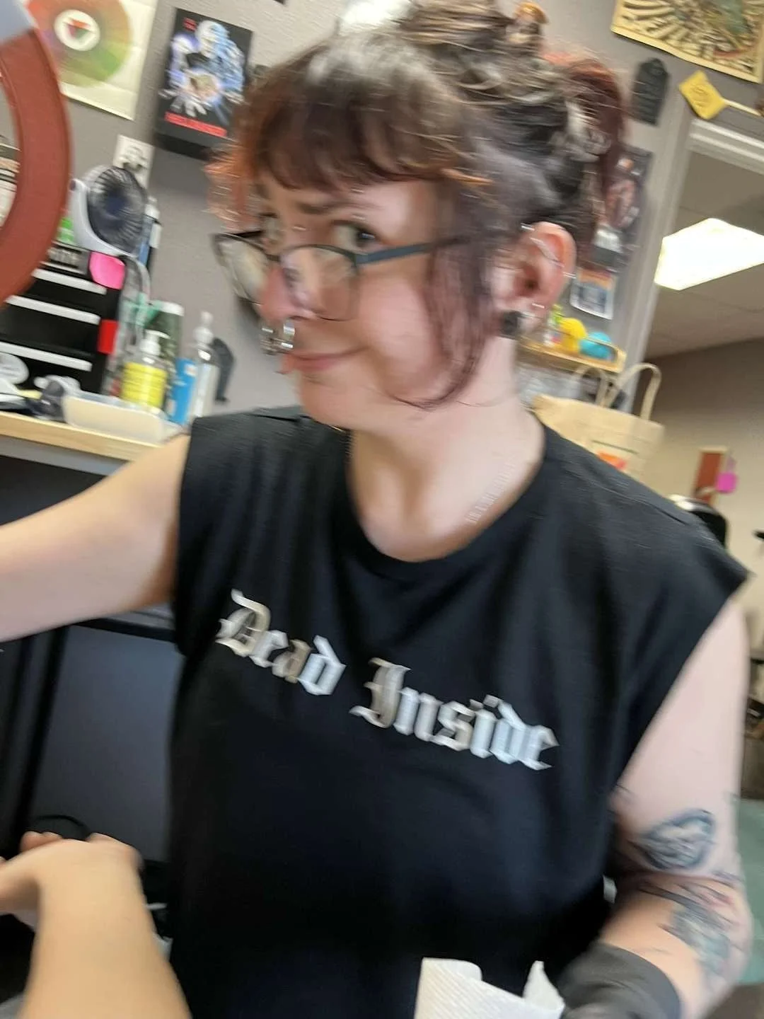 ⚡️ARTIST SPOTLIGHT OF THE WEEK ⚡️
Meet Grace, our co-owner and Mother of Inkheart Tattoo!
Grace loves tattooing anything your heart yearns for especially if they&rsquo;re witchy, creepy, weird, and everything in between. Shoot her a DM to book an app