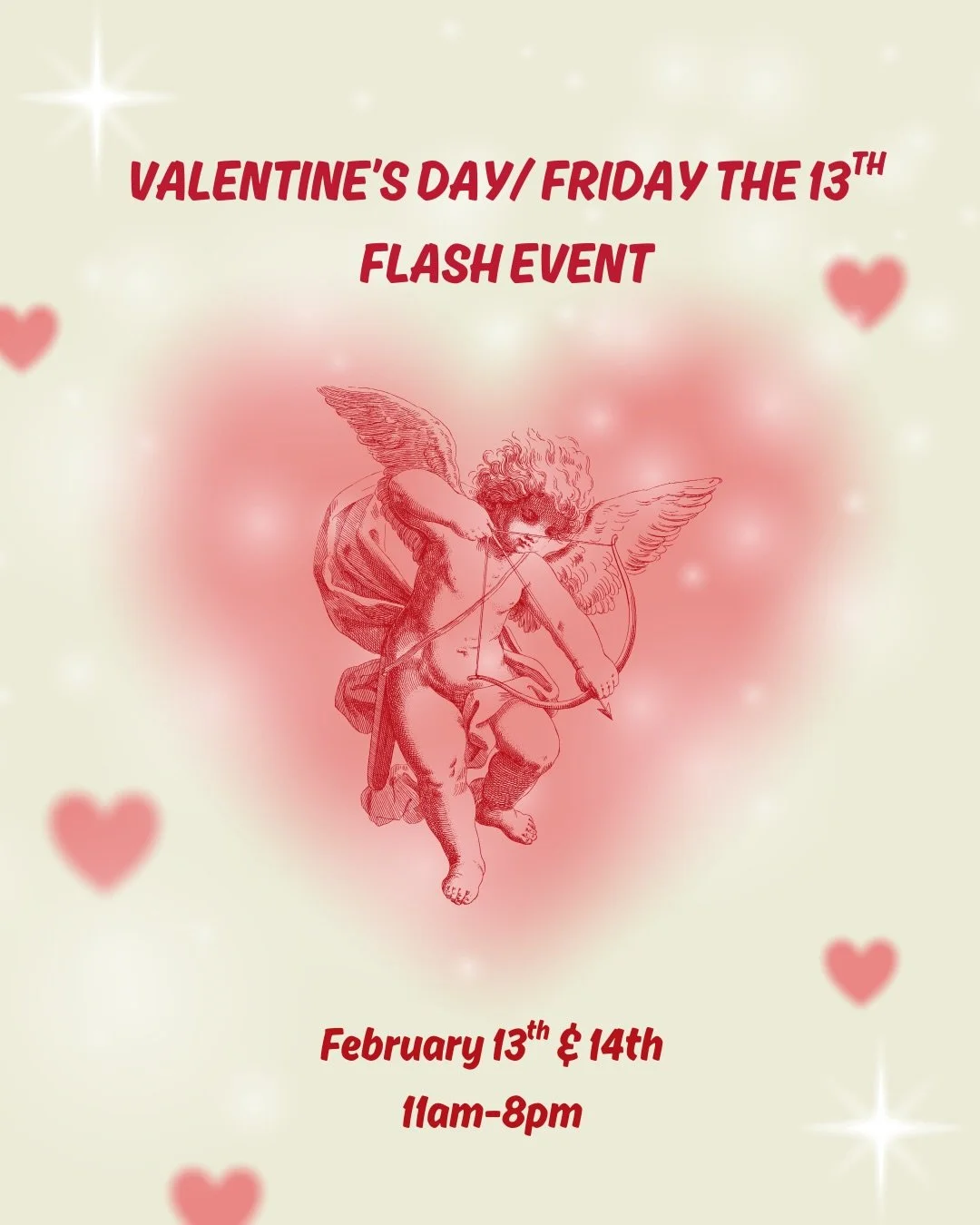 💘 FRIDAY THE 13TH / VALENTINES DAY FLASH EVENT 
Here&rsquo;s a peek of some of the flash that&rsquo;ll be available for the weekend! (some artists will have several sheets, keep an eye on all artist&rsquo;s pages for the rest of their flash!)

Febru