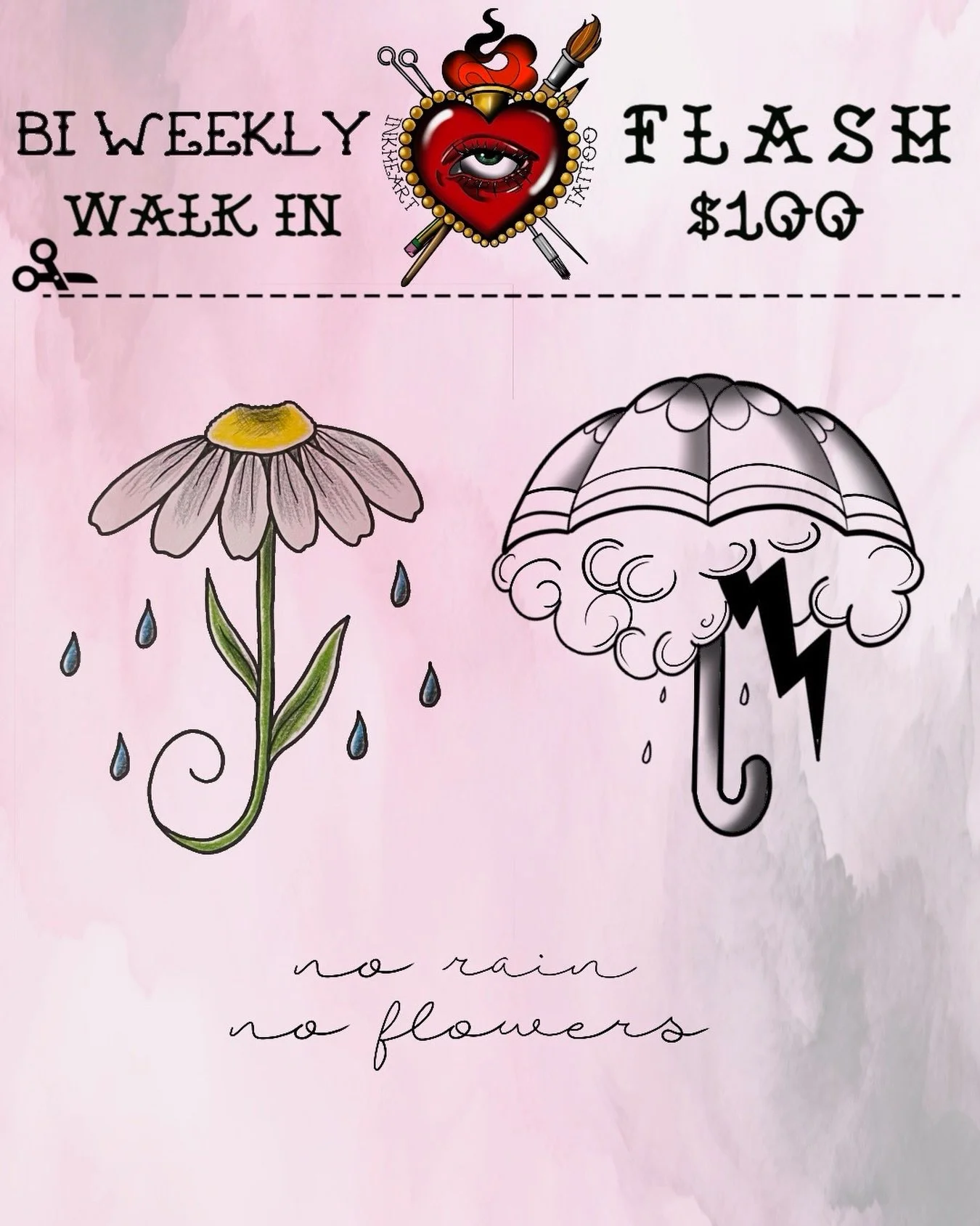 BIWEEKLY WALK IN TATTOOS! 
Theme: SPRING SHOWERS, MAY FLOWERS ☔️
Designs available 05/20-06/02 ✨
.

.

.
#pdxtattoo #pdxtattooartist #flowers #pdxtattooshops #spring
