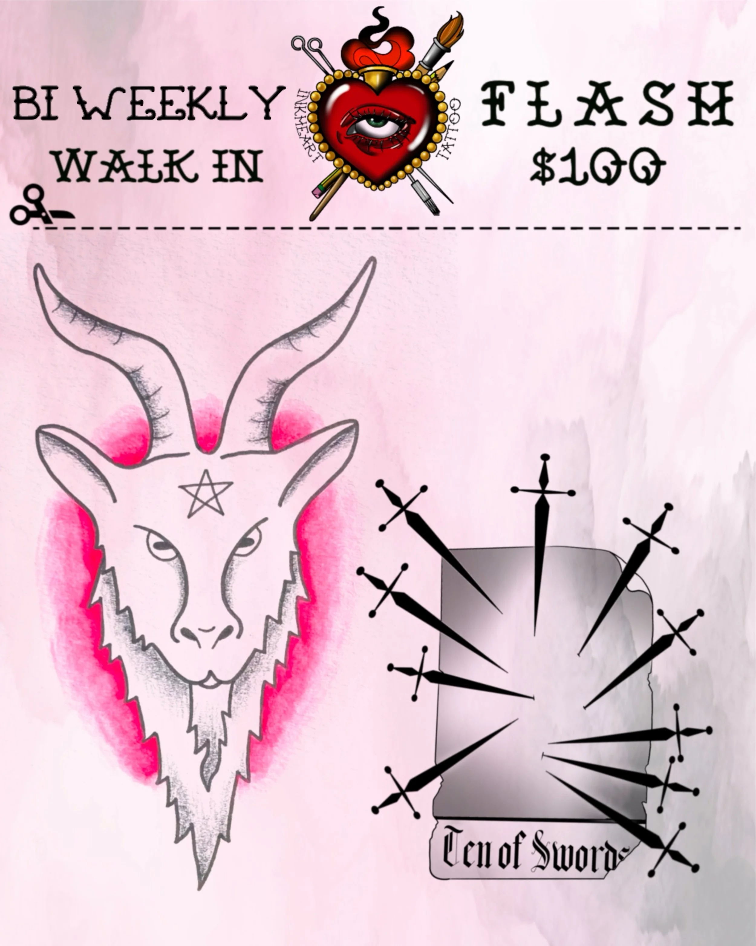 BIWEEKLY WALK IN TATTOOS! 
Theme: OCCULT 🔮✨
Designs available 06/03- 06/17
.

.

.
#pdxtattoo #pdxtattooartist #occult #pdxtattooshops #portlandoregon