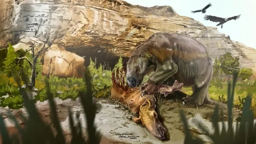 Mylodon Giant Sloth, opportunistic omnivore? — The Sloth Conservation ...