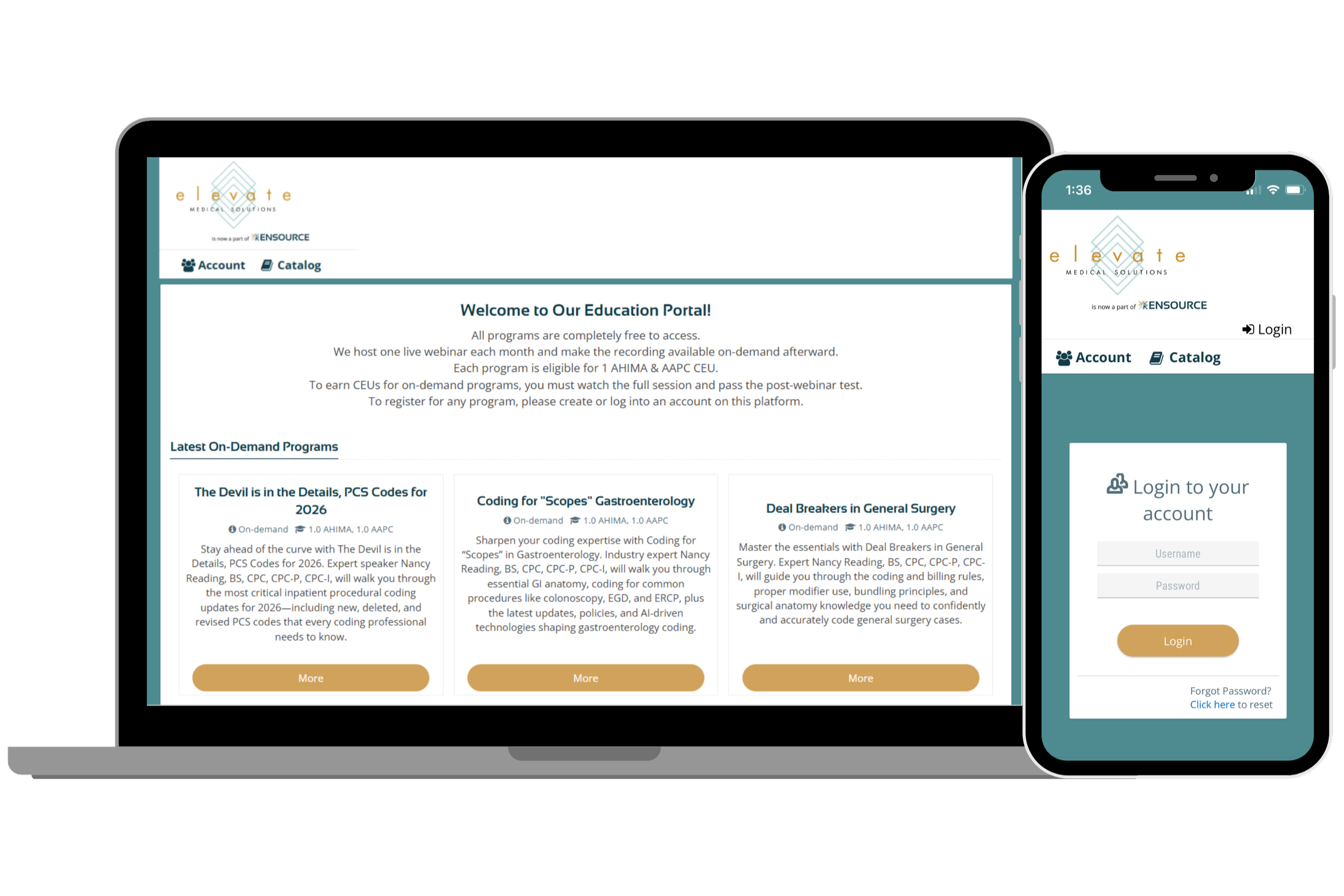 Free Coding Webinars with CEUs — Ensource
